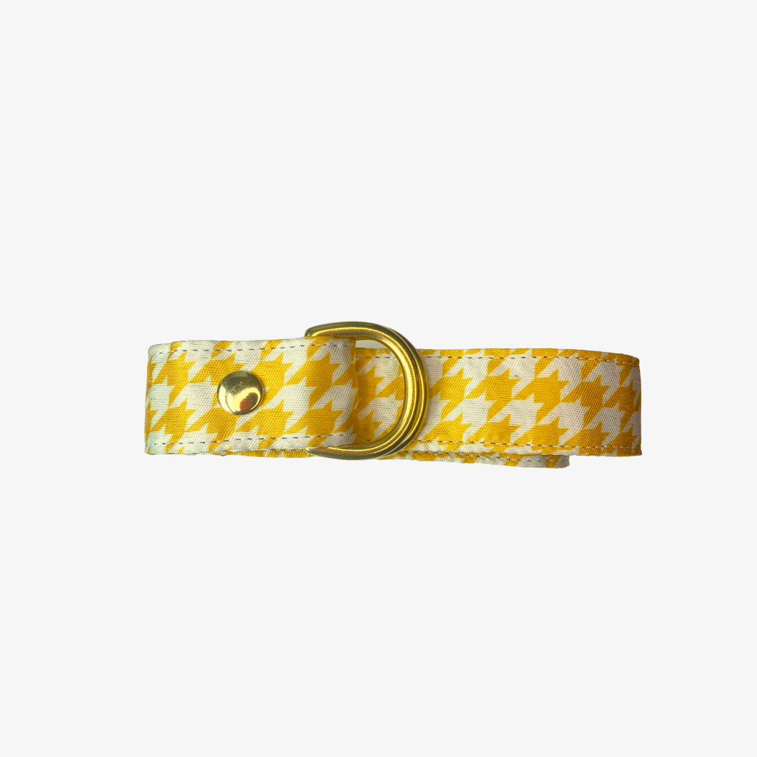 Sandy Point Houndstooth Fabric Belt